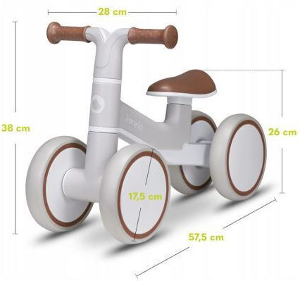 Lionelo Bicicletă de Echilibru pentru Copii Villy Verde