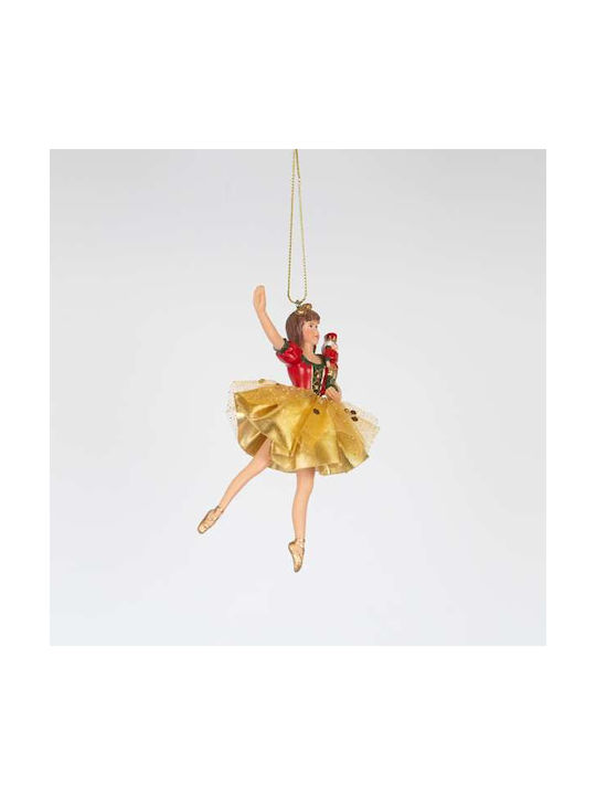 Hanging Ballerina Gold