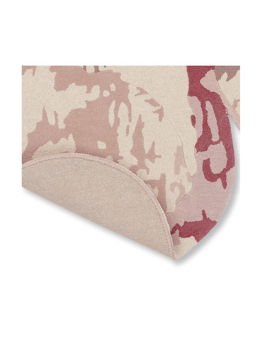 Ted Baker Shaped Ръчно изработено Килим Кръгла Light Pink