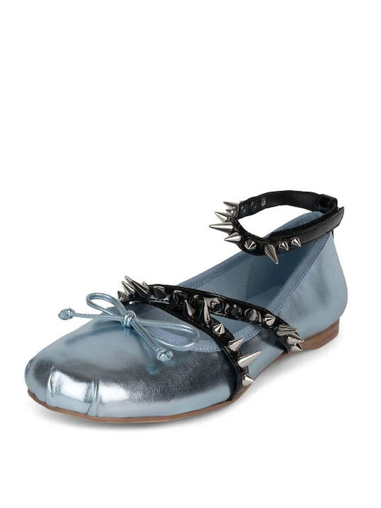 Jeffrey Campbell Damen Ballerinas in Blau Farbe