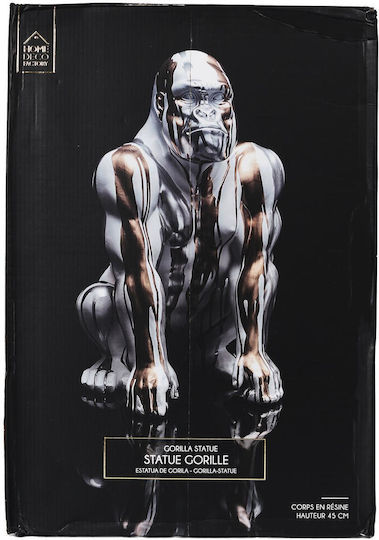 The Home Deco Factory Decorative Gorilla Polyresin 29.5x45x28cm 1pcs