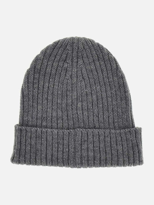 Beanie Beanie Knitted in Gray color
