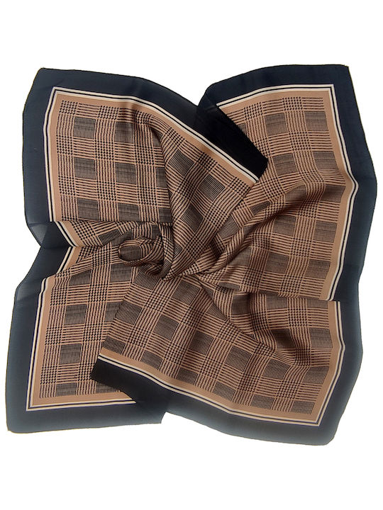 Gift-Me Women's Silk Scarf Brown