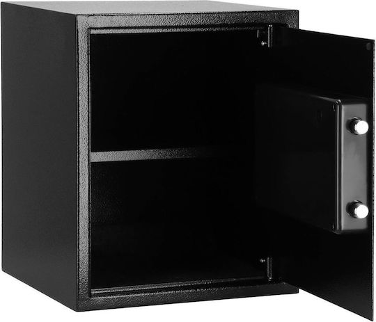 Seif electronic cu cod și cheie 415x350x310 mm negru