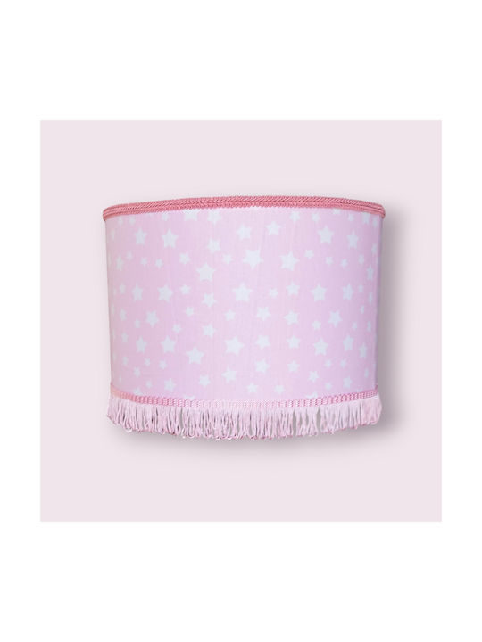 Oxygen Kids Single Ceiling Light E27 Pink 35x20cm