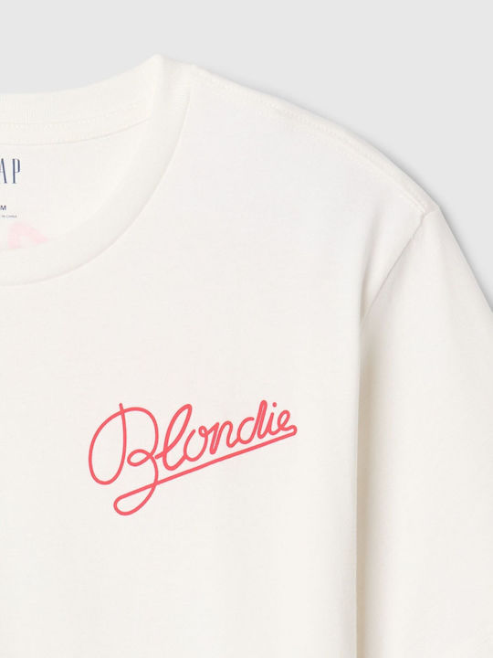 Kurzarm Herrenbluse Off White
