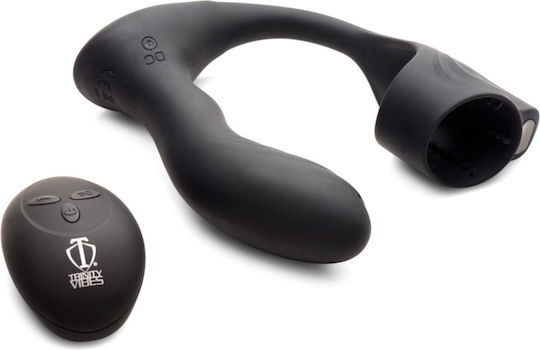 Control Strapless Strap On με Dildo σε Μαύρο Χρώμα