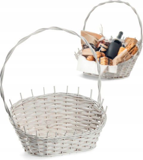 Kadax Weißer Mittlerer Weiden-Geschenkkorb