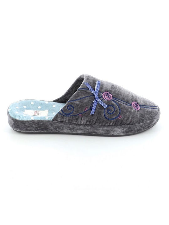 B-Soft Anatomical Women's Slippers in Gray color