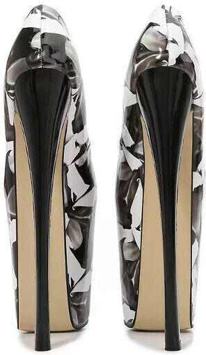 STD Sexy High Heel Shoes Γυναικεία Sexy Παπούτσια Μαύρα