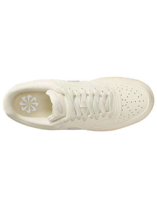 Nike Court Vision Low Next Nature Damen Sneakers Beige