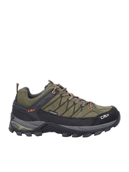 CMP Rigel Men's Hiking Shoes Waterproof Olive-Flame