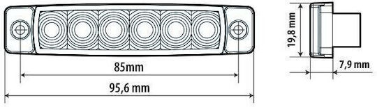 Lampa Φως Όγκου Φορτηγού - Πράσινο L9703.8