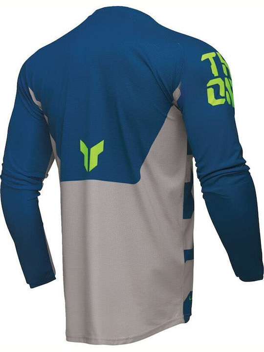 Thor Launchmode Men's Jersey Motocross Blue