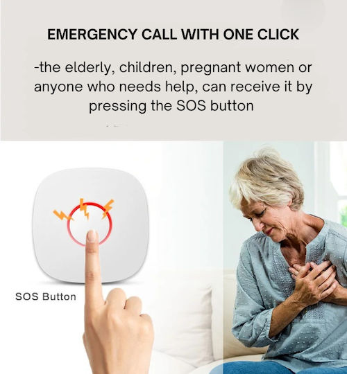 Wifi Security System Infrared Induction Windows Doors 4g Gsm App Control Two-way Intercom 99 Protection Zones Sos Sms Alert 6 Integrated Numbers Simultaneously Arm