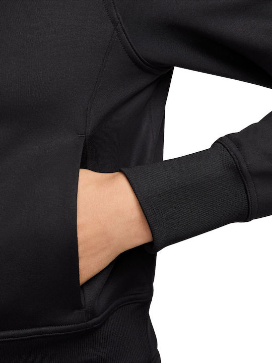 Thermafit One Γυναικεία Ζακέτα Φούτερ με Κουκούλα Black