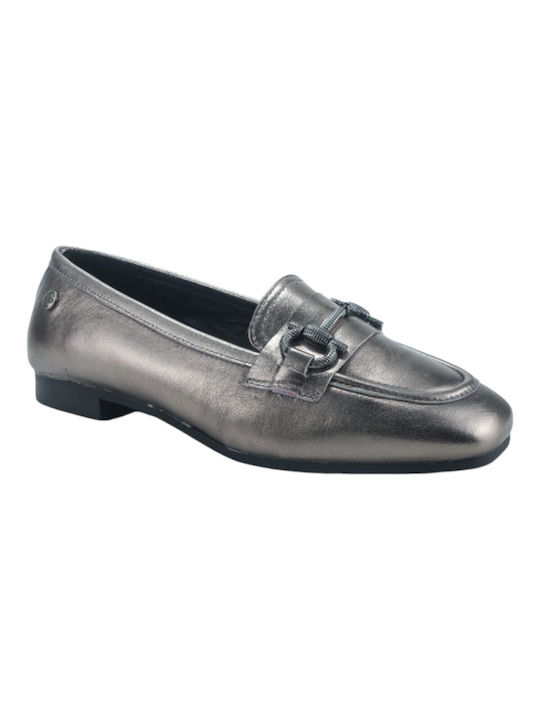 Top3 Women's Loafers in Silver Color