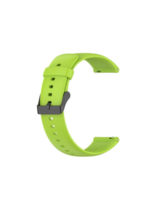 Huawei Watch 4 Watch 4 Pro Monochrome Watch Strap Black Buckle Stainless Steel Monochrome Silicone Lime Green