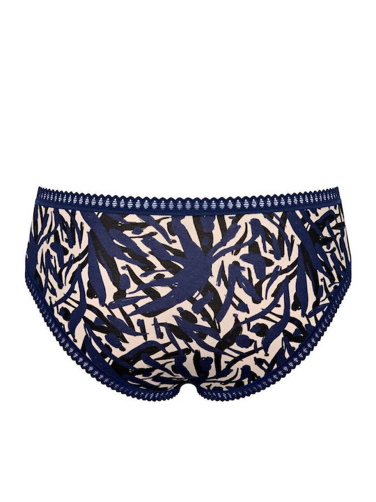 H Hipster Βαμβακερά Women's Boxer 3Pack with Lace Blue