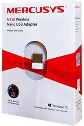 Mercusys N150 Αντάπτορας Δικτύου USB με Ασύρματη Σύνδεση Wi-Fi 150Mbps (Πρότυπο v1)