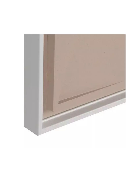 Διακοσμητικός Πίνακας Ανάγλυφος Μπεζ 80x3,5x80 Εκ