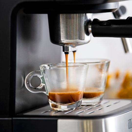 Izzy IZ-6004 Μηχανή Espresso 1000W Πίεσης 20bar Μαύρη