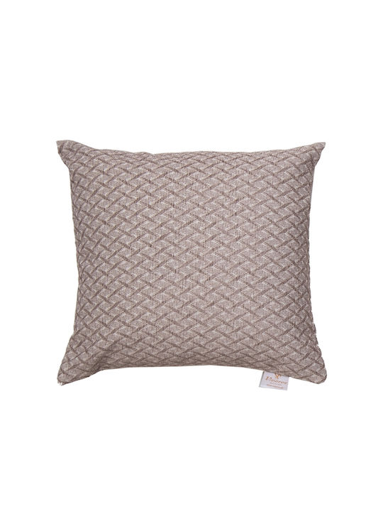 Viopros Decorative Pillow Case 2219 Linen 42x42cm.