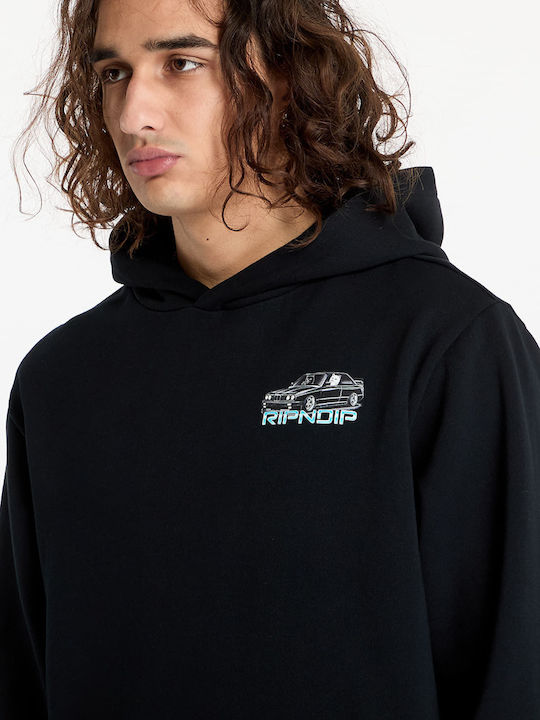 Rip N Dip Sweatshirt with Hood Black