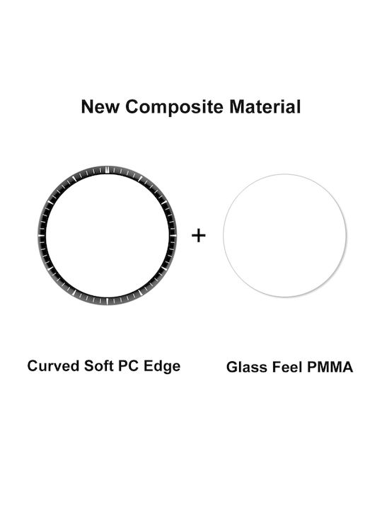 1 Τεμ Huawei Watch 4 Pro Enkay 3d Full Coverage Soft Pc Edge + Pmma Hd Screen Protector Film