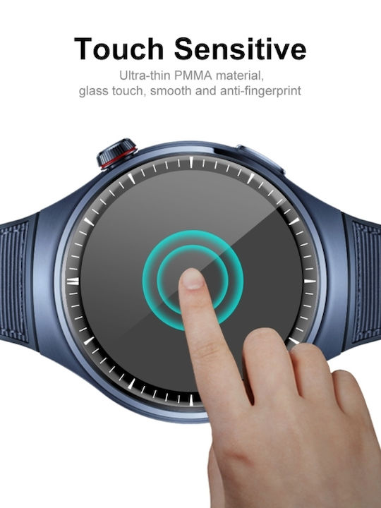1 Τεμ Huawei Watch 4 Pro Enkay 3d Full Coverage Soft Pc Edge + Pmma Hd Screen Protector Film