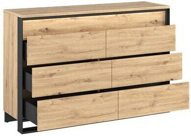 Συρταριέρα Ξύλινη Fresno G119 130x41x91εκ. Συρταριέρα Ξύλινη Fresno G119 130x41x91εκ.