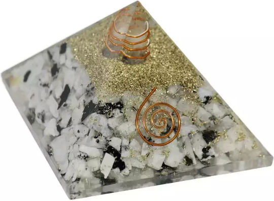 Orgonit-Pyramide Mondstein Heilsteine 7,5 cm