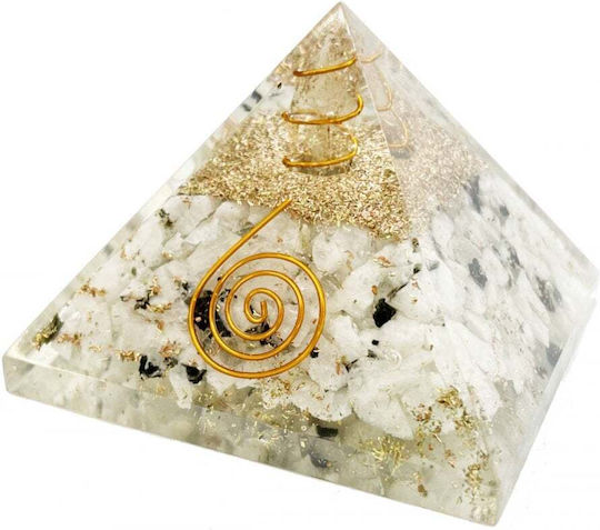 Orgonit-Pyramide Mondstein Heilsteine 7,5 cm