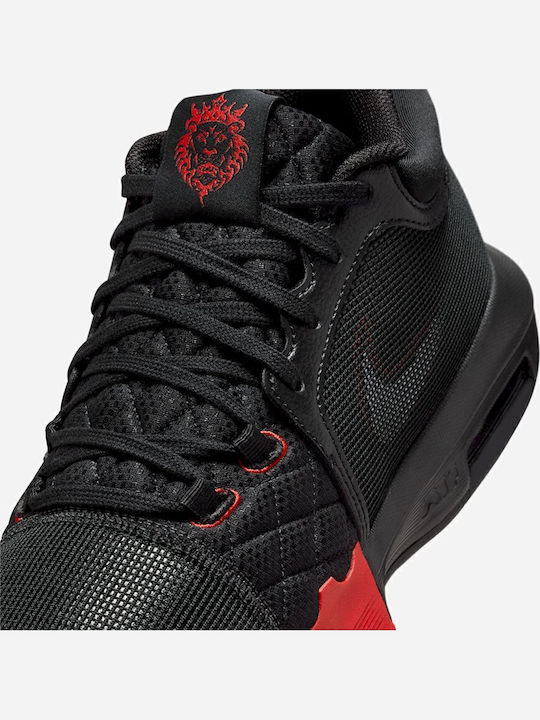 LeBron Witness 8 High Basketball Shoes Black / University Red / White