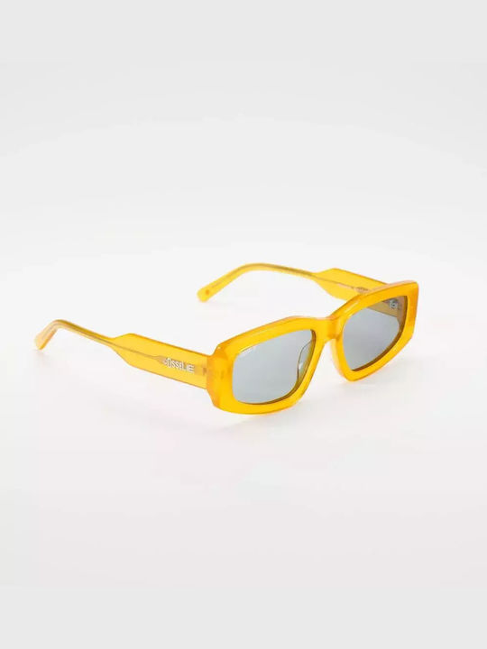 Cosselie Sunglasses with Yellow Plastic Frame and Gray Lens 1802203133