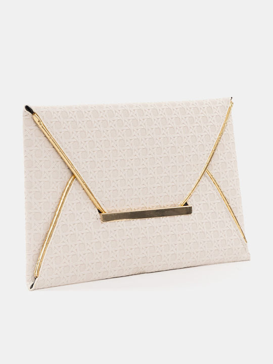 Straw Women's Clutch Beige