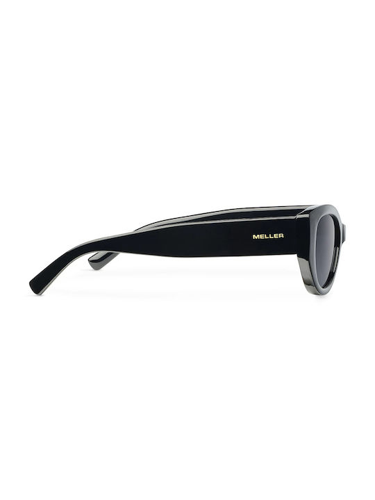 Meller Women's Sunglasses with Black Plastic Frame and Black Lens HB-TUTCAR