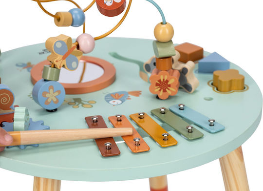 FreeOn Activity Table made of Wood with Sounds for 18++ Months