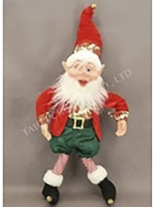 Iliadis Christmas Fabric Figure Elf Red