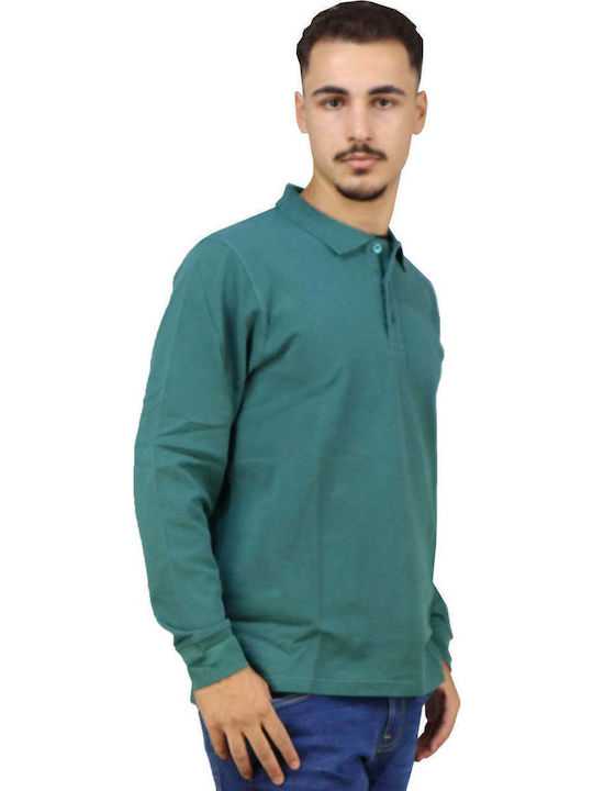 Polo Bluză cu mânecă lungă Navy Blue