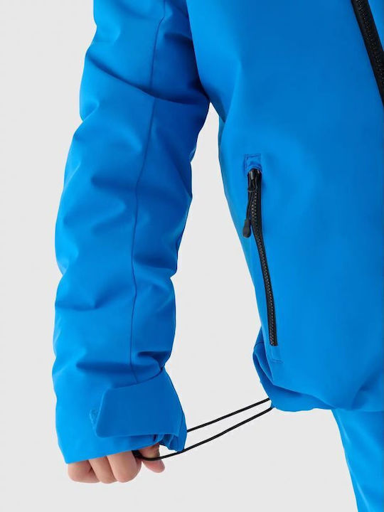 Kids' Sports Jacket with Hood Blue