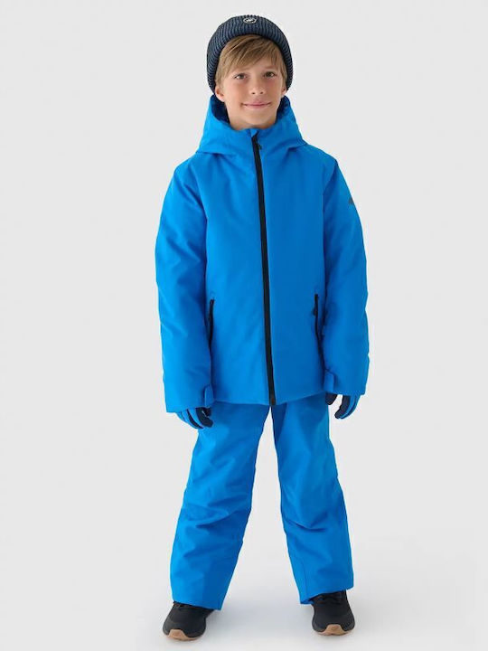 Kids' Sports Jacket with Hood Blue