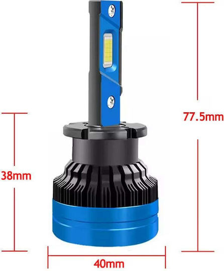Set de 2 becuri LED D2s Bgr10 Canbus LED Xenon Conversie 6500k 10000lm