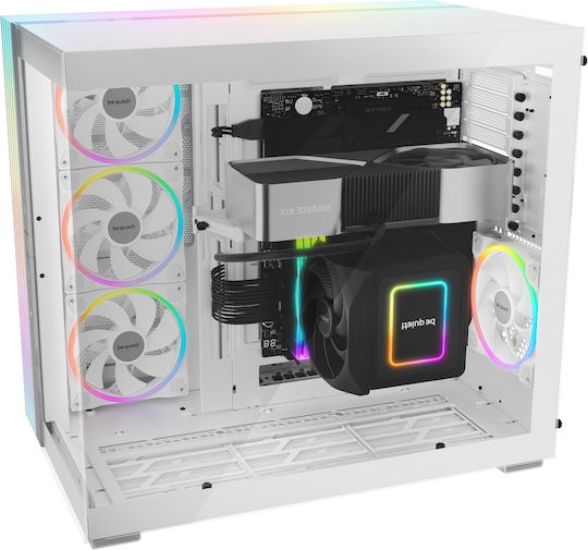 Be Quiet Light Base 900 DX Gaming Midi Tower Computer Case with RGB Lighting White