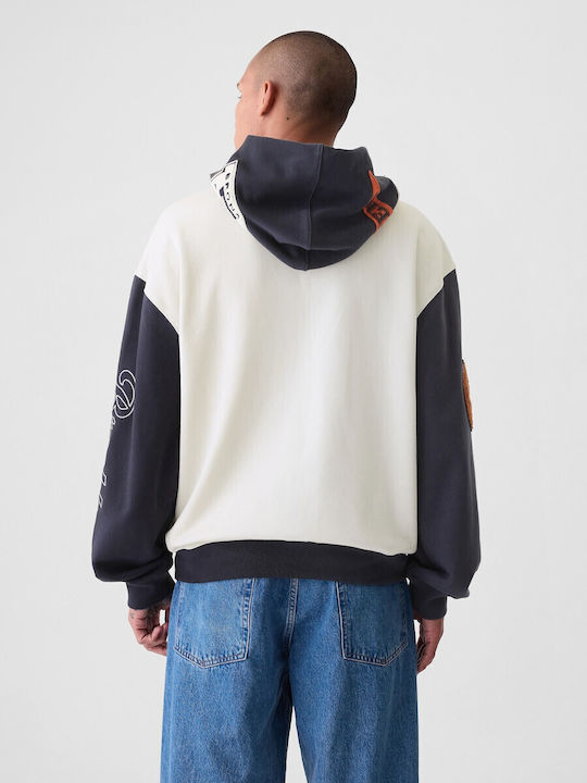 Φούτερ με Κουκούλα Regular Grey