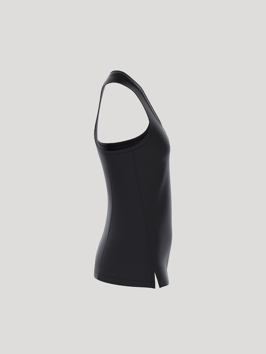 Women's Athletic Blouse Sleeveless Black Beauty