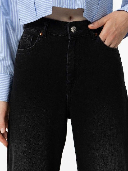Ψηλόμεσο Γυναικείο Jean Παντελόνι Black