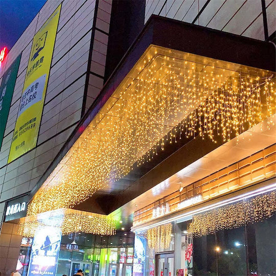 Instalare Lumină Solară Alb Cald-rece Multicolor 320 Leds Telecomandă 12m