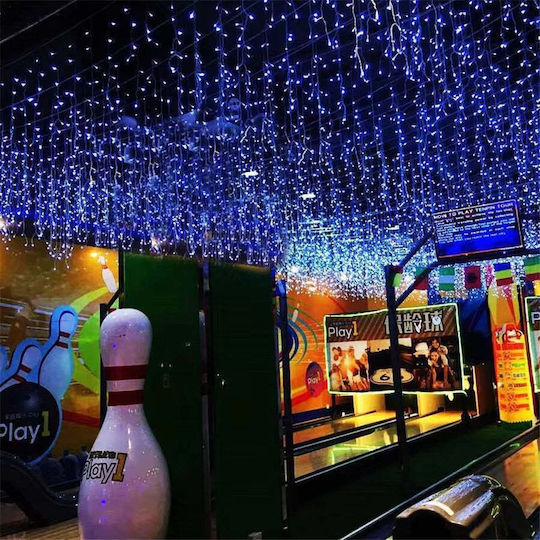 Instalație de Lumină Solară Alb Cald-rece Multicolor 320 Leds Telecomandă 12m