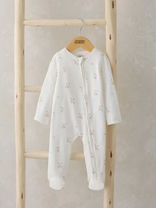 Mamas & Papas Baby Bodysuit ecru